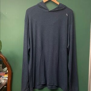 Tasc Navy Mens 2XB Carollton Bamboo Performance Technology Knit Hoodie